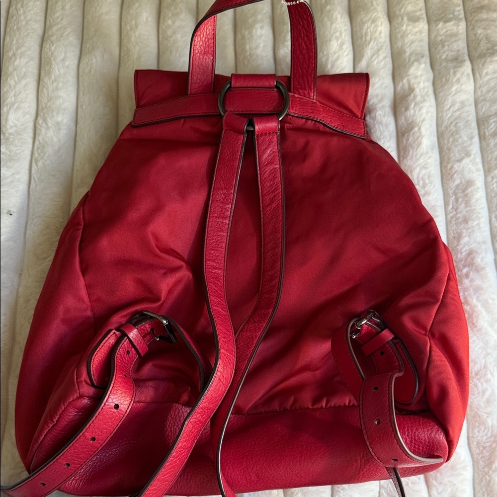 Coach Red Drawstring Bag - Picture 5 of 9